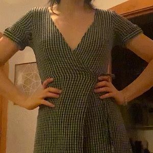 Green Plaid Dress